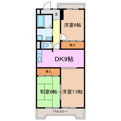 ピュア五反田の物件間取画像